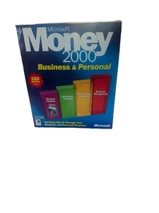 Microsoft Money 2000 Business & Personal PC CD Free Shipping - Picture 1 of 5