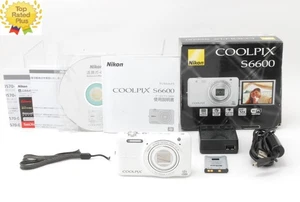【Top Mint w/ Box】 Nikon COOLPIX S6600 White 16.0MP 12x Zoom Digital Camera JAPAN - Picture 1 of 9