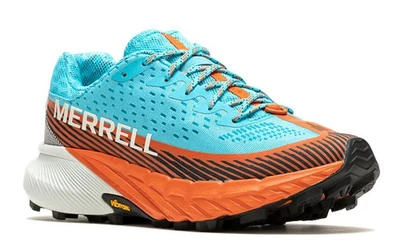 Mujer 8 M - Merrell Agility Peak 5 Trail Running Zapatos Atolón Azul Nube Senderismo Foto 1 de 4