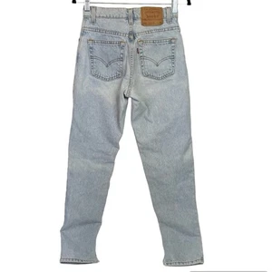Levis 550 Vintage Denim Jeans Size 5 Relaxed Fit 1995 Light Wash Medium USA - Picture 1 of 9