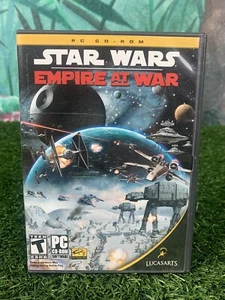 Star Wars Empire at War (PC CD-ROM Windows 2000/XP 2006) con manual y llave C07 - Imagen 1 de 4