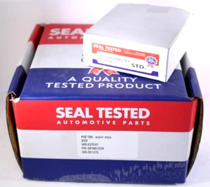 WILLYS MB/GPW CJ2A/3A/3B M38/M38A1 PISTON W/PIN ASSY STD & RINGSET STD SEAL TEST - Foto 1 di 7