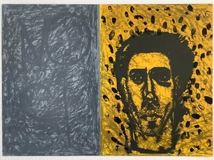 Israel Leon. Serigrafie. Ohne Titel, n/d. Original Art. Serigrafie auf Karton. - Bild 1 von 10