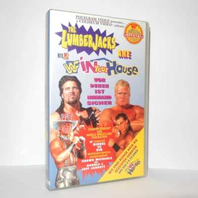 Deutschsprachige Wrestling VHS Kassette WWF The Lumberjacks are In Your House - Bild 1 von 3