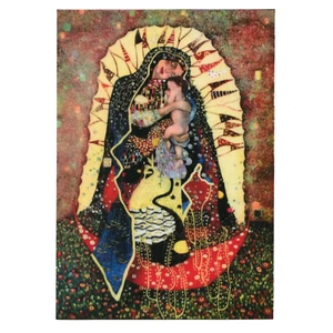 Virgin Mary With Baby Jesus Back Patch XL Iron-On FotoPatch - Picture 1 of 2