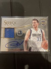 2013-14 Panini Select Gal Mekel Jersey Auto RC Dallas Mavericks