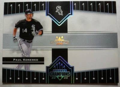 2005 Donruss Champions Paul Konerko #77 Chicago White Sox NM/MT - Image 1 of 2