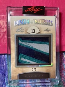 2021 LEAF ART OF SPORT JERSEY  Last Name  Letters  ALEX RODRIGUEZ 2/2 MARINERS - Picture 1 of 2