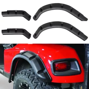 GTW Yamaha Drive G29 Golf Cart Black Fender Flares | 2007-2016 | Set of 4 - Foto 1 di 1