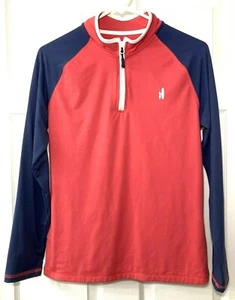 JOHNIE-O Womens Size 14 Long Sleeve 1/4 Zipper Athletic Pullover Multicolored  - Picture 1 of 5
