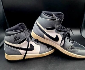 Nike Air Jordan 1 Retro Blanco Gris Fresco Top Alto Talla 12.5 para hombres - Imagen 1 de 16