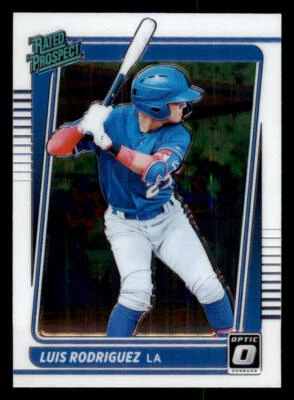 2021 Donruss Optic Rated Prospects #18 Luis Rodriguez - Image 1 of 2