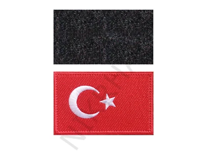 Türkei Aufnäher Klettverschluss Abzeichen Patch Flagge Fahne Türkiye - Bild 1 von 3