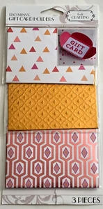 K&COMPANY 3.75" X 2.5" CÁLIDOS TARJETEROS REGALO - 3 piezas - Imagen 1 de 2