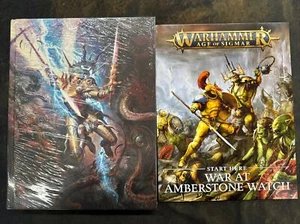 Warhammer Age of Sigmar Core Rule Book Dominion Hardcover & Amberstone Watch AOS - Picture 1 of 1