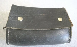 8,25" handgefertigte Leder Lenker Utility Werkzeug Western Satteltasche mit Saiten - Bild 1 von 12