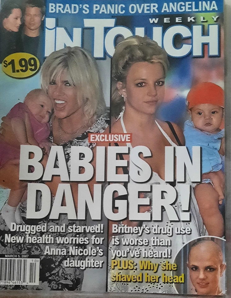 In Touch Magazine - March 5, 2007--  featuring, Anna Nicole And Britney Spears  - Image 1 of 1