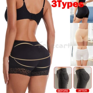 Womens High Waist Shorts Butt Lift Yoga Pants Booty Workout Leggings w/FAKE ASS - Picture 1 of 16