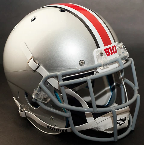 *CUSTOM* OHIO STATE BUCKEYES NCAA Schutt XP Authentic GAMEDAY Football Helmet Cover