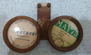Vintage RAYDYOT Commercial vehicle Dual Tax Disc Holder - Picture 1 of 3