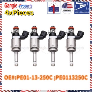 JUEGO (4) Inyectores de Combustible para Mazda 3 12-2018, CX-3 MX-5 Miata 2016-2018 2,0 L EE. UU. - Imagen 1 de 10