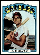 1972 Topps Mark Belanger Baltimore Orioles #456