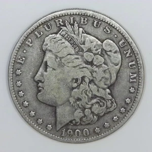 Dólar de plata Morgan 1900-O 90% moneda de 1 dólar estadounidense d889 - Imagen 1 de 2