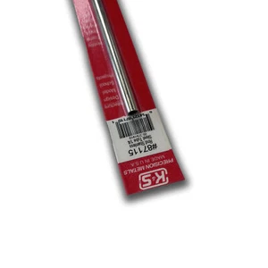 87115  K&S Metal Stainless Steel Round Tube ¼” 6.35mm 300mm long, 1 piece - Picture 1 of 2