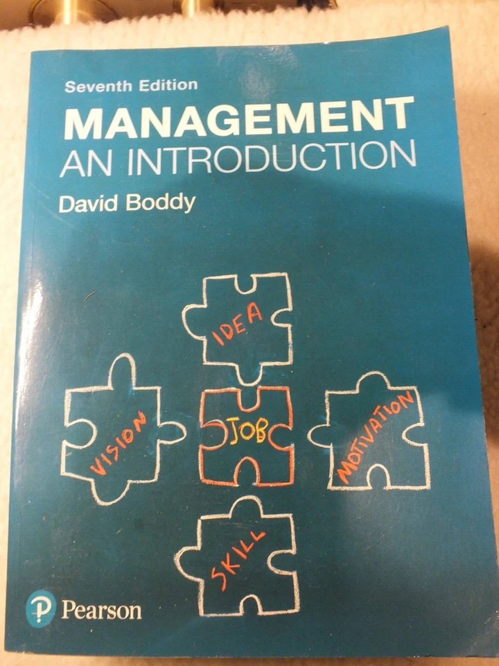 Management. An introduction. David Boddy. Seventh edition. 2017 - Image 1 of 1