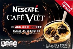 Nescafe Cafe Viet Instant Iced Black Coffee 15 Sachets x 16g~12/27/2025 - Picture 1 of 6