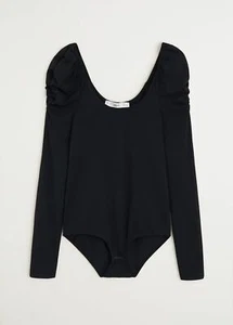 BNWT Mango Womens Puffed shoulder t-shirt UK Size 10(M) RRP: £17.99 - Picture 1 of 7