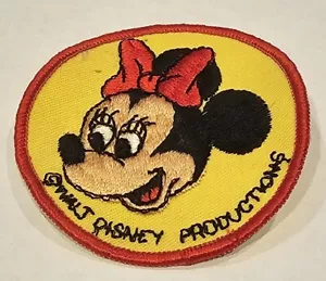 Vintage Walt Disney Productions Minnie Mouse Iron- On Patch - Picture 1 of 3