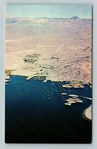 Kingman AZ-Arizona, Lake Mojave Resort, Aerial View, Vintage Postcard - Picture 1 of 2
