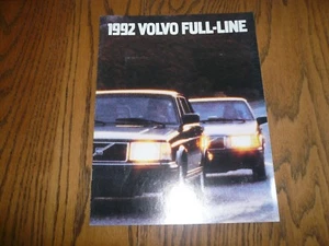 1992 Volvo 960 940 240 740 Series Sales Brochure  - Picture 1 of 4