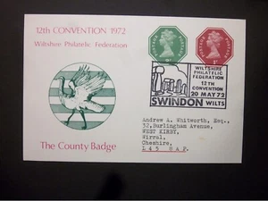 Stationery STO QEII 1p + 2p Compound Postcard unregulated size Used H&B CSP271 - Picture 1 of 2