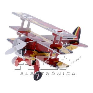 Avión Solar Triple Ala Puzzle 3D Rompecabezas Juego Construcción Solar + 3 j167 - Imagen 1 de 5