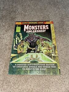 Monsters Unleashed #1 Super Annual Curtis Stan Lee Comics Vintage 1975