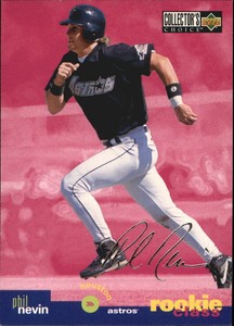 1995 Collector's Choice Silver Signature Astros Baseball Card #9 Phil Nevin