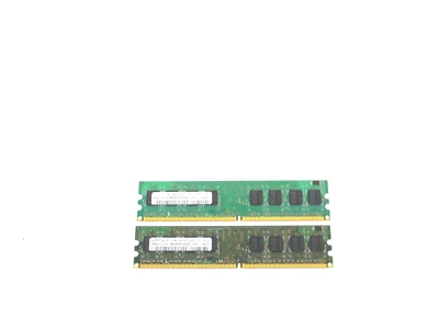 SAMSUNG 1GB (2 X512MB) PC2-5300U 667Mhz DDR2 Desktop Memory RAM M378T6553EZS-CE6 - Image 1 of 3