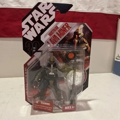 Figura Hasbro Star Wars 30 aniversario Mustafar Lava Miner 2006 con moneda de plata Foto 1 de 2