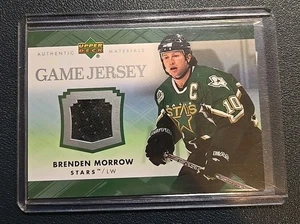 Brenden Morrow 2007-08 Upper Deck Series 1 UD Game Jersey #J-MO - Picture 1 of 2