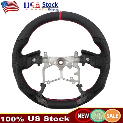 Perforated Leather Steering Whee Upgrade For Toyota Tacoma Tundra 4Runner TRD Foto 1 de 4
