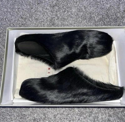 Toboganes de piel para hombre Marni blancos talla 8 44e nuevos con caja auténticos raros edición limitada Foto 1 de 4