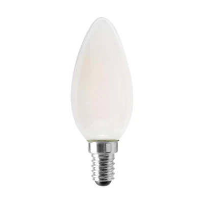 Satco 4.5 Watt B11 LED Frosted 350 Lumens 4000K E14 European base 120 Volt - Image 1 of 2