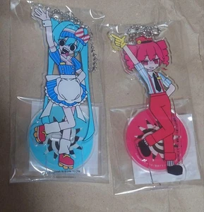 Kasane Teto & Hatsune Miku Mesmerizer Acrylic Stand Keychain Set of 2 Limited - Picture 1 of 24