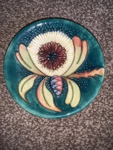 MOORCROFT KERAMIK ANSTECKNADELSCHALE / UNTERSETZER ALBANY SELTEN - Bild 1 von 3