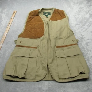 Orvis Vest Mens Medium Beige Shooting Fisherman Hunting Utility Vintage 80s - Picture 1 of 9