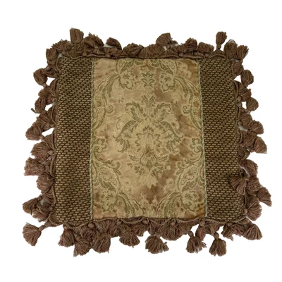 SWEET DREAMS Neiman Marcus Capa de Travesseiro APENAS Tapeçaria Borla Cordão 18"x18" - Imagem 1 de 4