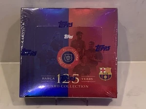 BARCELONA BARCA 125TH ANNIVERSARY TOPPS HOBBY BOX BRAND NEW SEALED - Picture 1 of 2