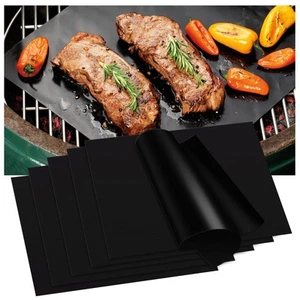 Grill Mats for Ourdoor Grill - 15.75 x 13 Inch Non-Stick BBQ Outdoor Grill, H... - Picture 1 of 7